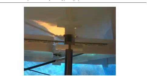 Fig. 6 Photography showing the developed system when deployed and fixed to the endo- endo-scope carried by the ViKY robot.