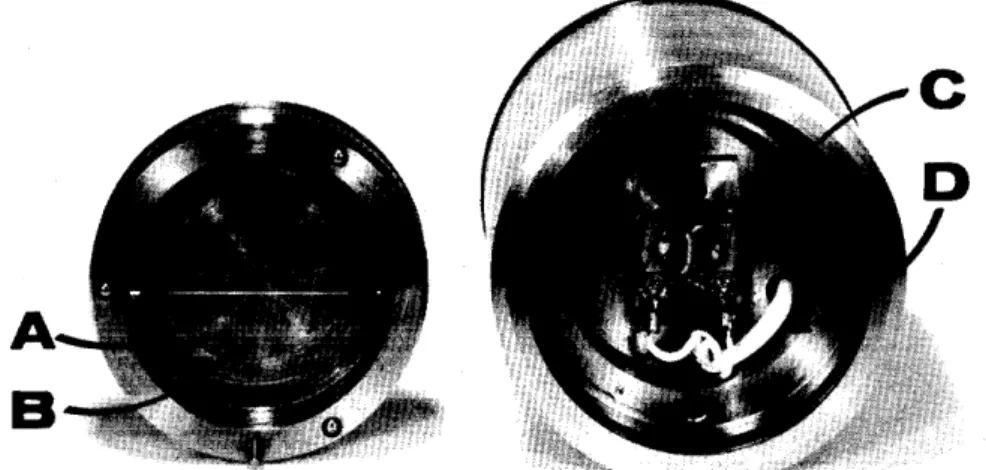 Figure 4. Earth pressure cells (a) Interior view of cell