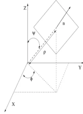 Fig. 3. Area estimation for a surfel around a point.