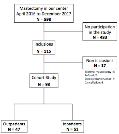 Fig 1. Flow chart of the inclusions 