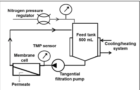 Figure 3. Experimental set-up used to validate the batch RO model [17]. 