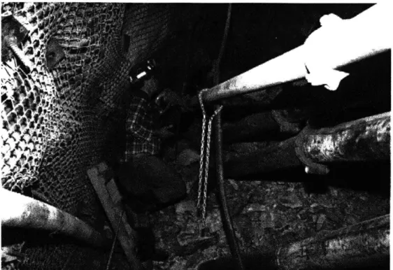 Figure  2.3:  Heavy  Rock Burst Damage (U.S.  Bureau  of Mines, Spokane)