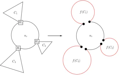 Fig. 4 Correspondence between the dynamic graph based on C and the dynamic graph based on R n 0 .