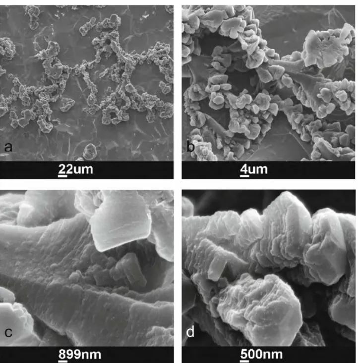 Figure 7: Chunky graphite in deep etched SG-PbCe sample 
