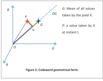 Figure 5: Codeword geometrical form. 