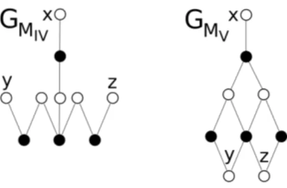 Fig. 6. M IV and M V Tucker configurations.