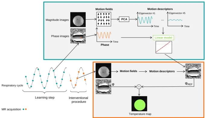 Figure 2.20: Diagram of the PCA-based phase modeling approach for correction of motion-induced susceptibility artifacts.