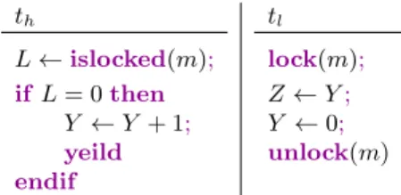 Figure 3.7: Priority-based critical sections.