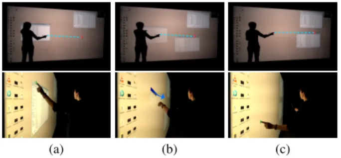 Figure 3: Target acquisition task in (a) the L EFT - TO - -R IGHT direction with the S HORTEST A MPLITUDE and (b) the R IGHT - TO -L EFT direction with the L ARGEST A MPLI 