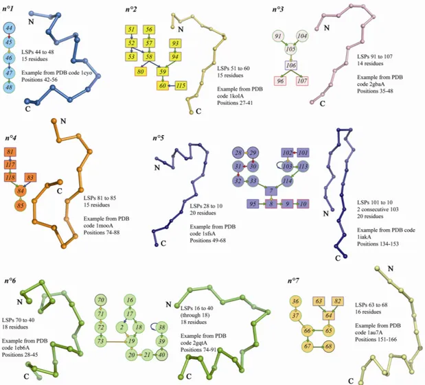 Figure 3 - 7 LSP sub-networks represent significant transition probabilities. 