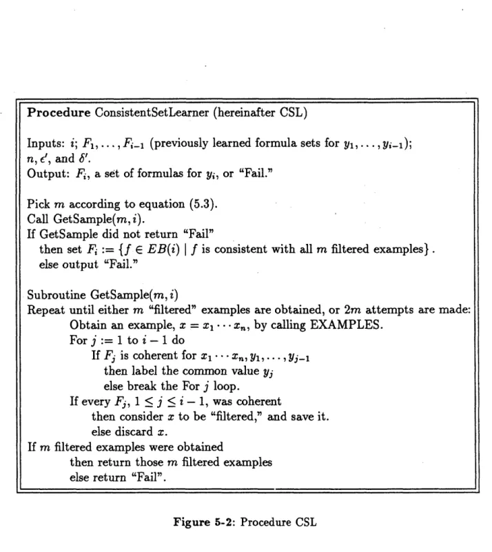 Figure  5-2:  Procedure  CSL