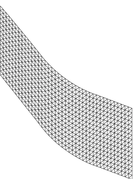 Figure  2-3:  Computation  mesh  for  a stator  blade  row  with  blade  modeling