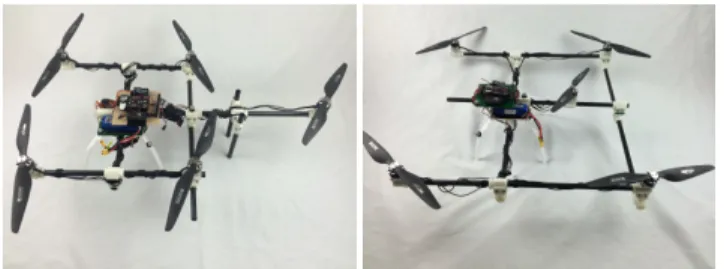 Figure 9: Optimizing a quadcopter with flight time metric and ge- ge-ometry constraints
