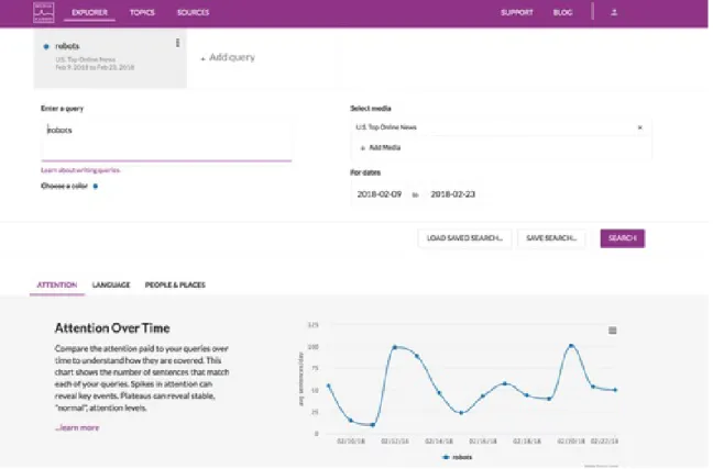 Figure 2-1: The Explorer interface