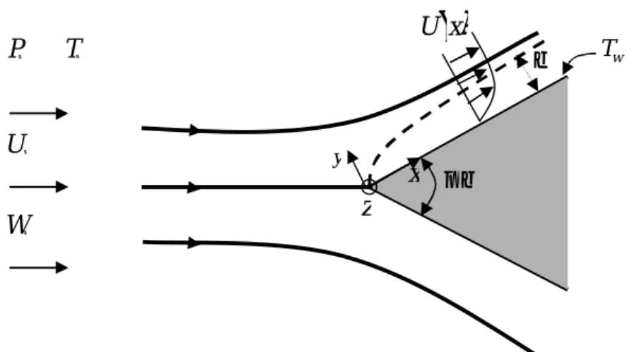 Fig 3.1 Représentation schématique du système physique.