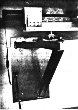 FIG. 2.4  WALL BRACKET  supporting plotter on  a sliding  bearing