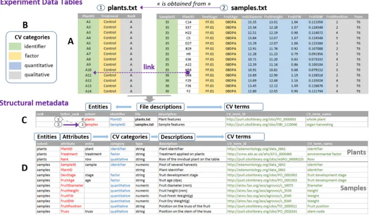 Figure 1: ODAM (Open Data for Access and Mining) is an experiment data table management system based on good data management practices concerning data structuring and the description of structural metadata