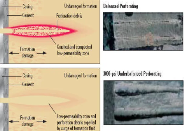 Fig I.7 Exemple d’une perforation