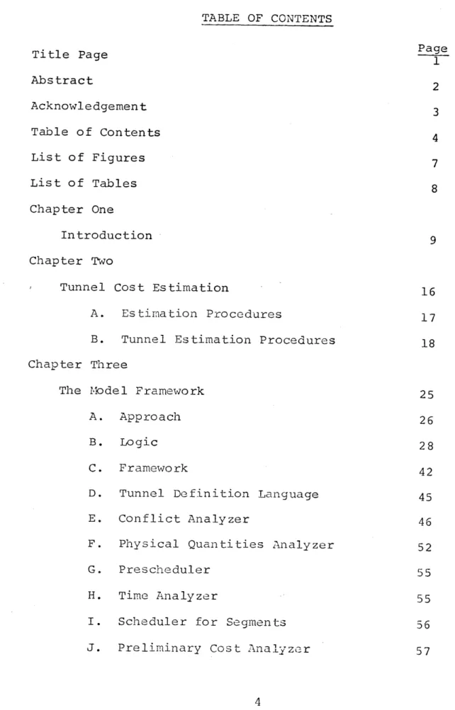 TABLE  OF  CONTENTS Title  Page Abstract Acknowledgement Table  of  Contents List  of  Figures List  of  Tables Chapter  One Introduction Chapter  Two