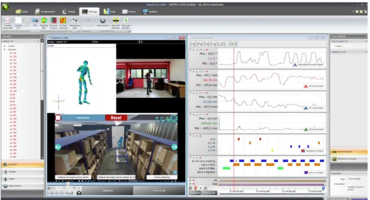 Figure 2: CAPTIV VR system interface. 