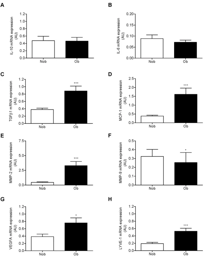 Figure 1. Obesity status affects the remodeling phenotype of human subcutaneous AT macrophages