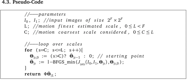 Figure 2: Sequential Estimation Pseudocode