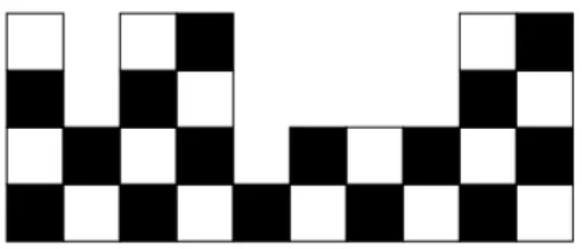Fig. 1. A Manhattan polyomino.