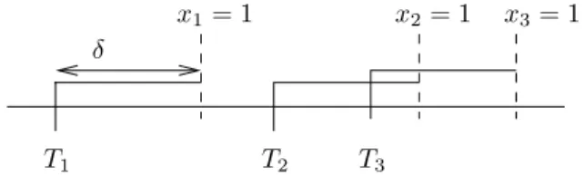 Figure 1: Time line of a distributed game when plays overlap