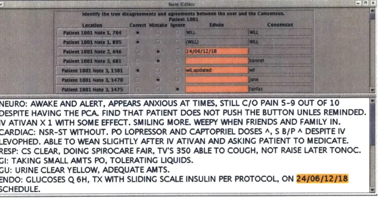 Figure  2-5:  The display  for evaluating  user  performance  in the  Aggregate  Mode
