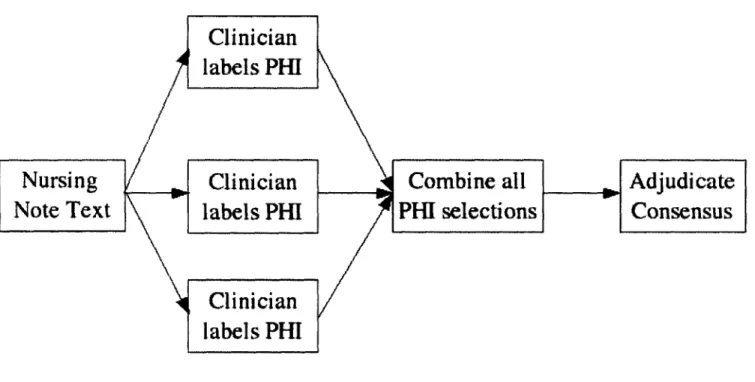 Figure  3-2:  The  human  de-identification  process.
