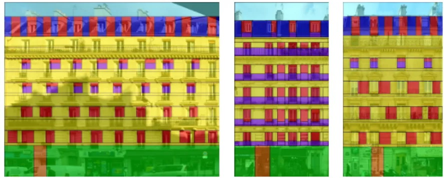 Figure 2: Segmentation maps after 5000 iterations of RL parsing [62] with the generic grammar of Table 1.