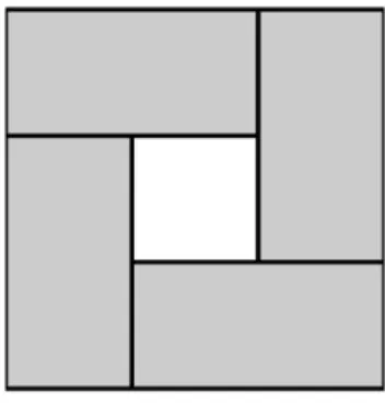 Figure 1-3: An example of the corners algorithm for one box in two dimensions. The grey regions represent excluded regions computed via prefix and suffix sums.