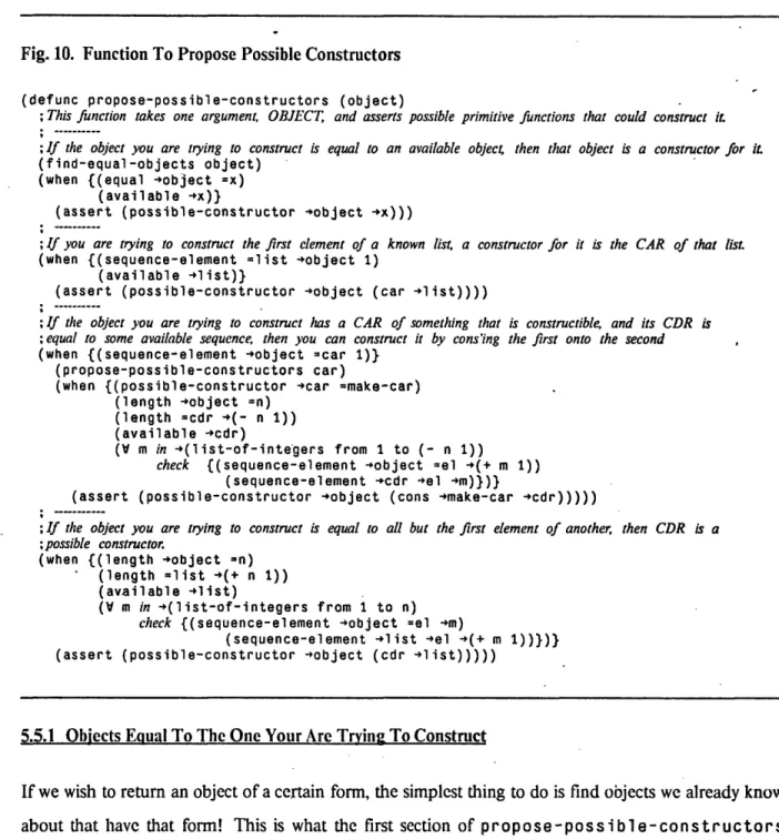 Fig.  10.  Function  To Propose  Possible  Constructors