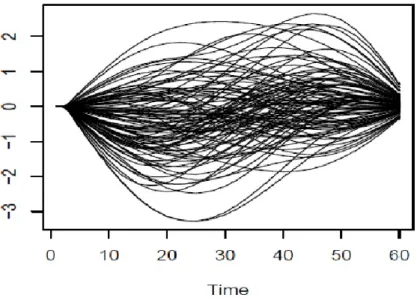 Figure 2.1 – A sample of 100 curves