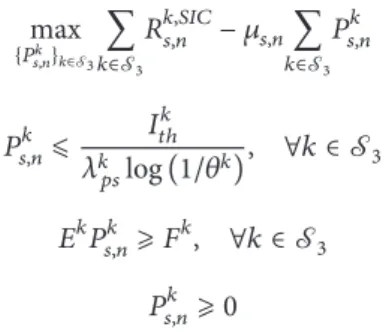 Table 1: SIC conditions.
