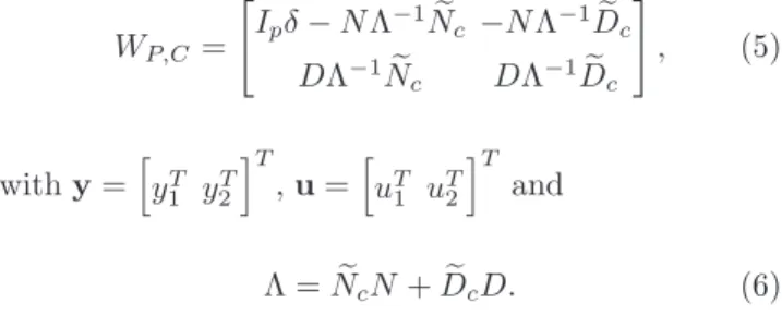 Fig. 1. Interconnection (P, C) by output feedback.