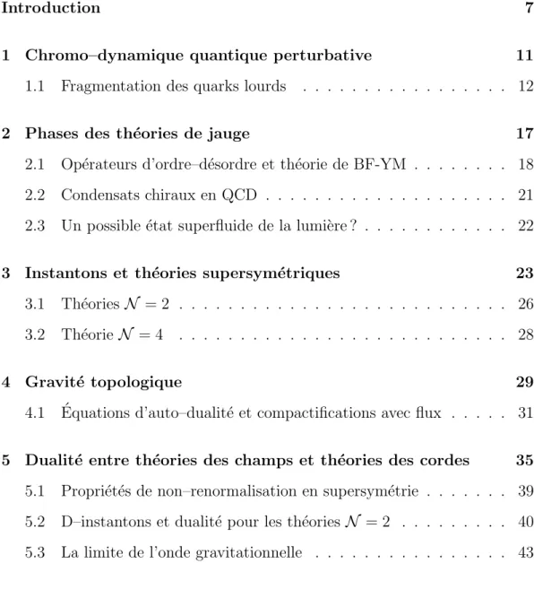 Table des mati` eres