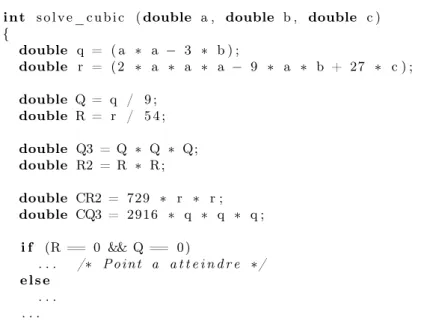 Figure 3 – solve_cubic extrait de la Gnu Scientific Library