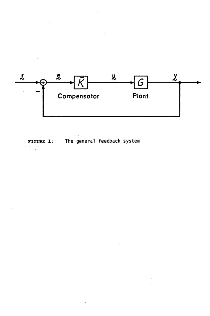 FIGURE  1:  The  general  feedback  system