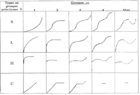 Figure III .1: Types d’adsorption  Classe S 