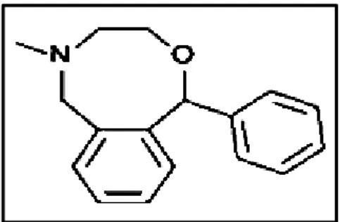 Figure 1. 3 : Structure chimique de néfopam 