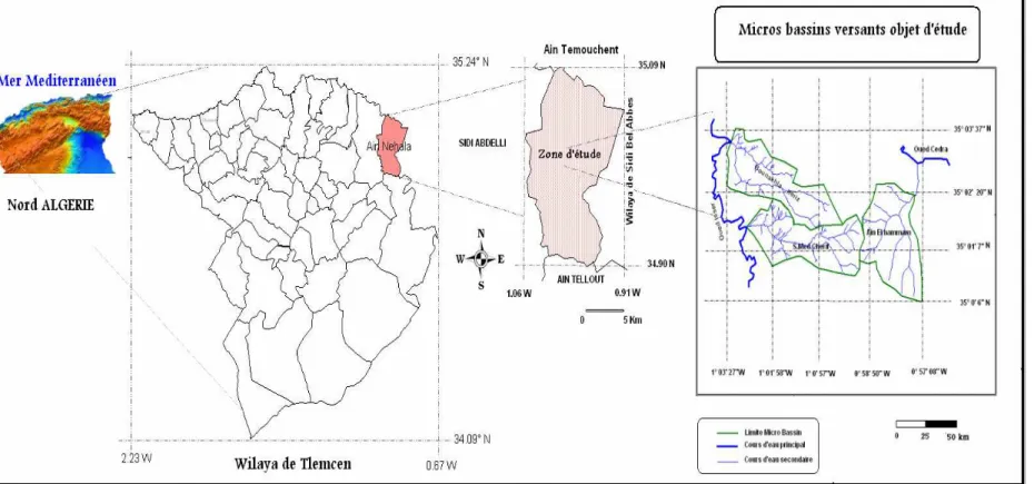 Fig. n ° 08  Localisation de la zone d'étude 