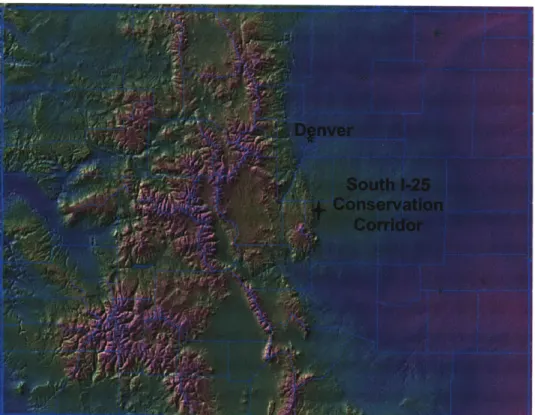 Figure  5.1: South  1-25  Conservation  Corridor  Location