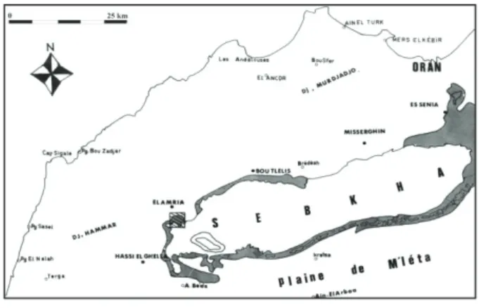 Figure 1. Aire d’étude. 