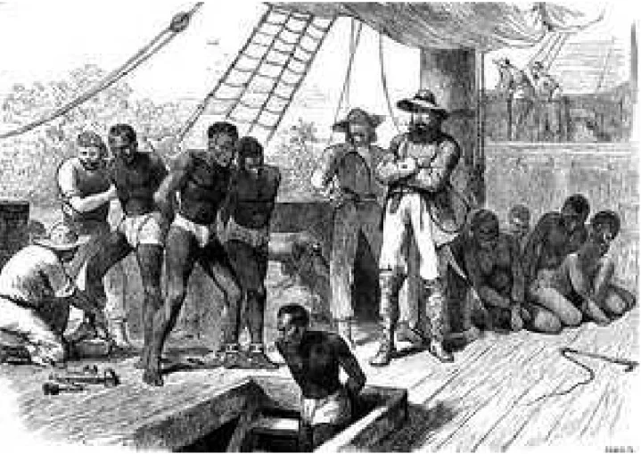 Figure 1 : Slaves Ships