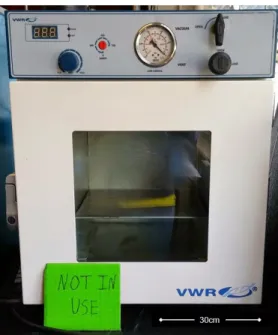 Figure 4.12: VWR vacuum oven used in DMF evaporation.