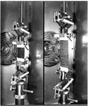 Figure  3-5:  First  samples  photos of  transverse  configuration  before  (LEFT)  and  after  (RIGHT) tensile  testing  testing.