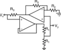 Fig. 1. An active transformer holding the constraint V x = 2V y .