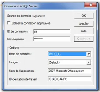 Figure 3.4  Migration de la BDD SQL Server vers MS Access étape 04