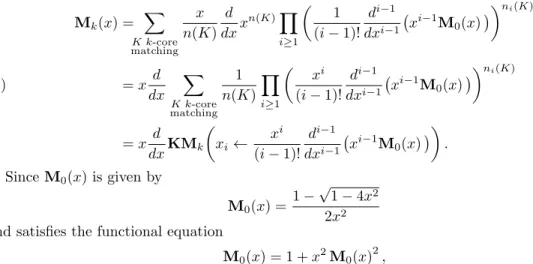 Figure 2. Maximal core matchings (unrooted).